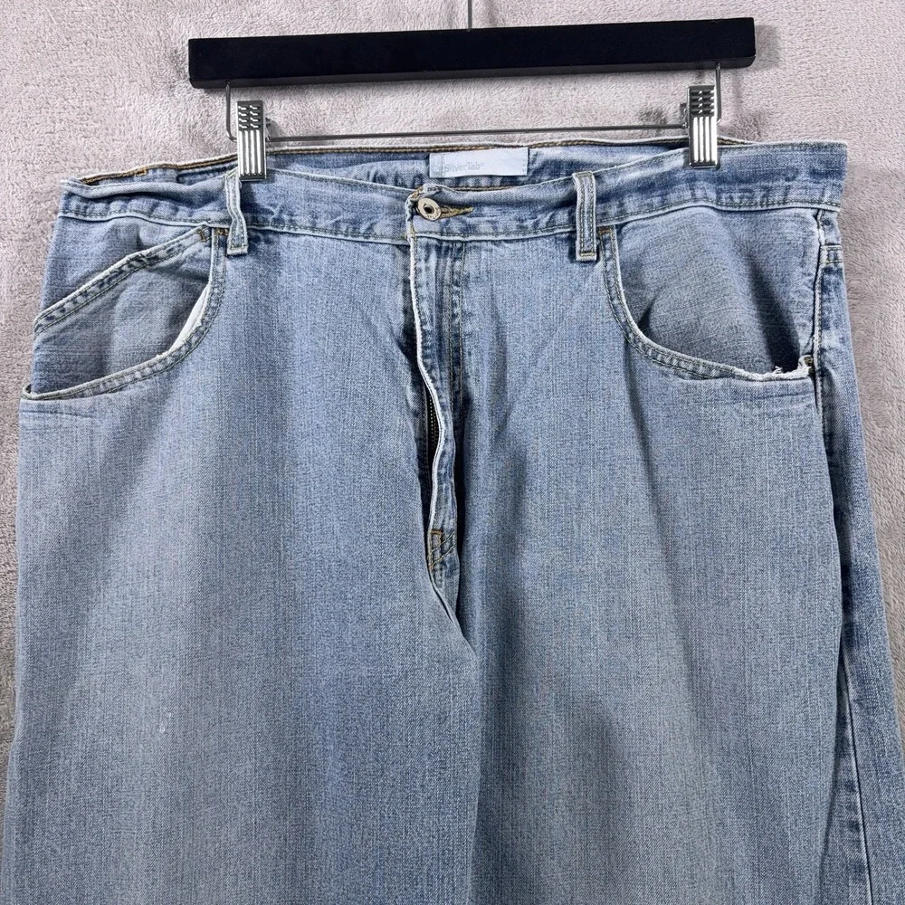 Levi's SilverTab Baggy Jeans Mens 36x30 Blue Loose Y2K Skate Denim Vintage